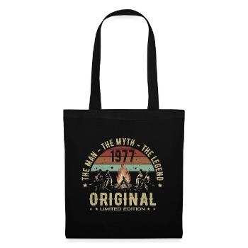 Legendary since 1977 | Men's 48th Birthday - Tote Bag - black - Front