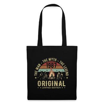Légendaire Depuis 1987 | 38ème Anniversaire Homme - Sac en tissu - noir - Devant