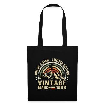 Born in March 1963 - Born in March 1963 - Tote Bag - black - Front