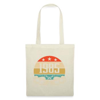 1985 Vintage Birthday Retro Classic - Sac en tissu - nature - Devant