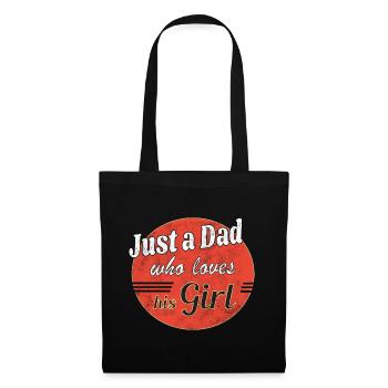 Juste un papa qui aime sa fille - Sac en tissu - noir - Devant