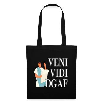 Veni Vidi Vici Dgaf - Stoffbeutel - Schwarz - Vorne