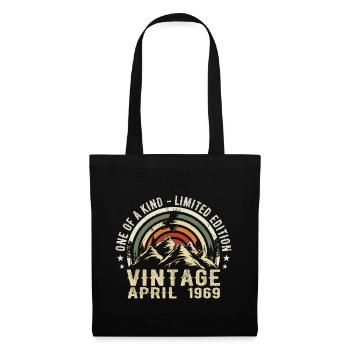 April 1969 Birthday Gift - Born in April 196 - Tote Bag - black - Front