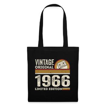 Vintage 1966 Cassette 1966 - 59th Anniversary 1966 - Tote Bag - black - Front