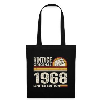 Vintage 1968 Cassette 1968 - 57th Anniversary 1968 - Tote Bag - black - Front