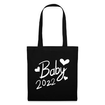 Bébé 2022 - Nouveau-Né 2022 - Sac en tissu - noir - Devant