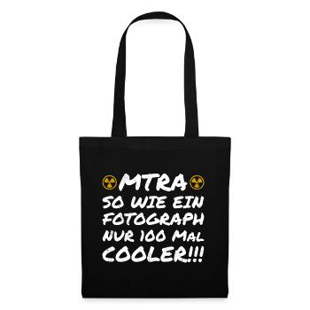 MTRA Medizinisch-Technischer Radiologie Mta - Stoffbeutel - Schwarz - Vorne