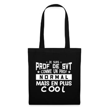 Prof de SVT super cool - Sac en tissu - noir - Devant