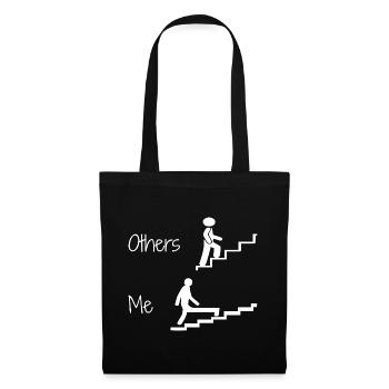 Others and Me Funny Humor Tee Humorous Saying Joke - Tote Bag - black - Front