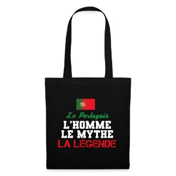 Portuguese, man, myth, legend! - Tote Bag - black - Front