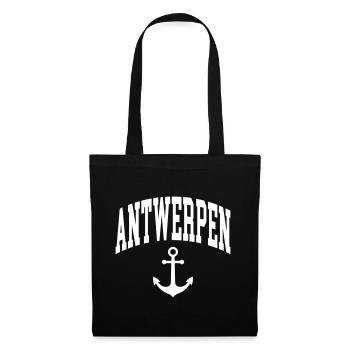 Antwerpen Anker - Stoffbeutel - Schwarz - Vorne