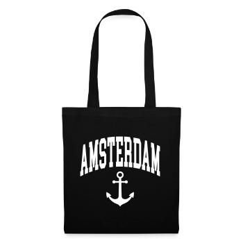 Amsterdam Anker - Stoffbeutel - Schwarz - Vorne