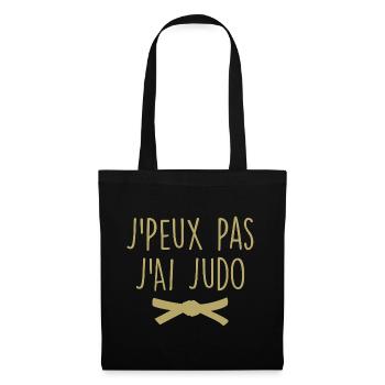 J Peux Pas J Ai Judo - Sac en tissu - noir - Devant