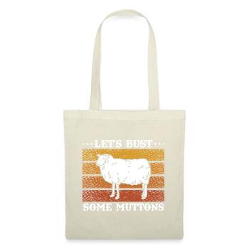 Let's Bust Some Muttons Vintage Sheep Gift - Tote Bag - nature - Front