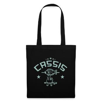 Je peux pas j'ai Cassis - Sac en tissu - noir - Devant