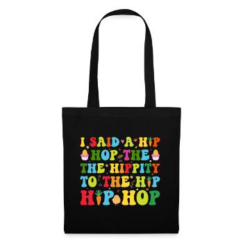 Happy Easter with the Easter Bunny - Tote Bag - black - Front