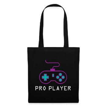 Joueur professionnel Gamer - Sac en tissu - noir - Devant