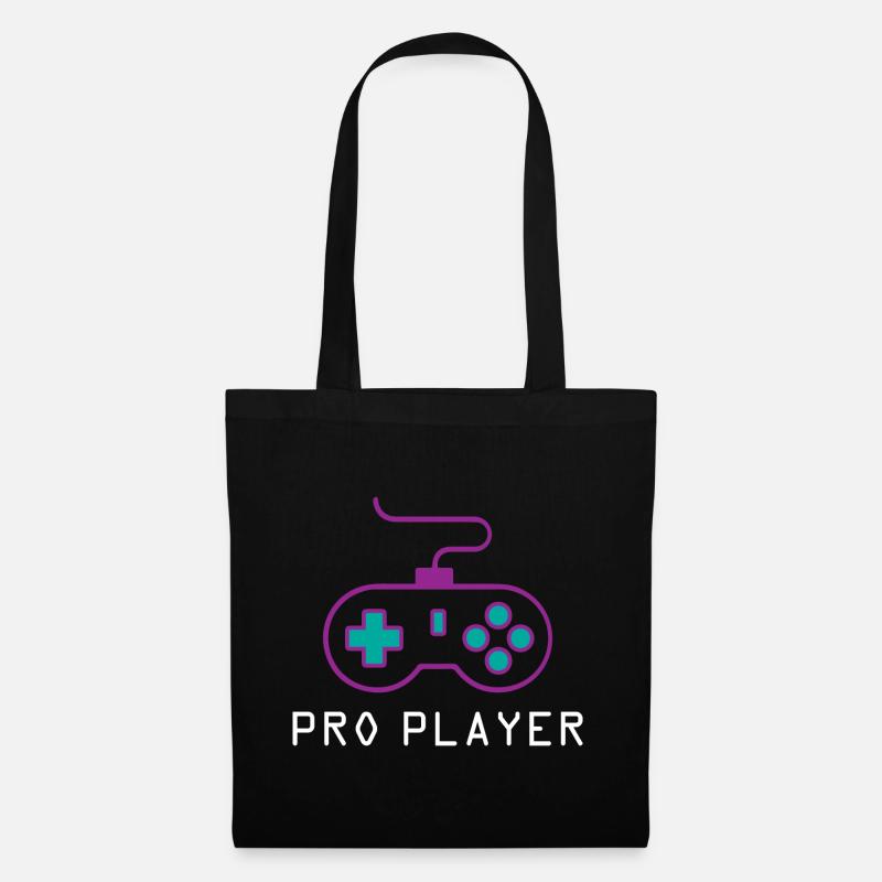 Pro Player Gamer - Stoffbeutel - Schwarz