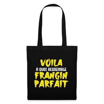 Voilà À Quoi Ressemble Le Frangin Parfait - Sac en tissu - noir - Devant