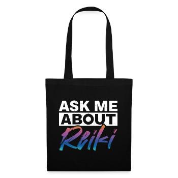 Maître Reiki Thérapie de Méditation Spirituelle - Sac en tissu - noir - Devant