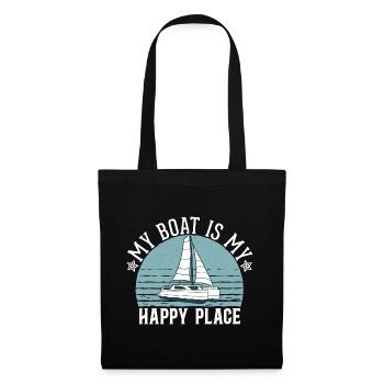 Catamaran Captain Sailboat - Tote Bag - black - Front