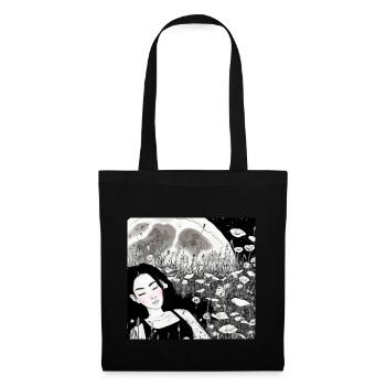 Enfant de la lune - Sac en tissu - noir - Devant