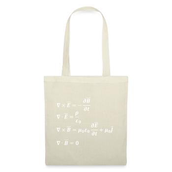 Formule de physique Équations Cadeau de physicien - Sac en tissu - nature - Devant