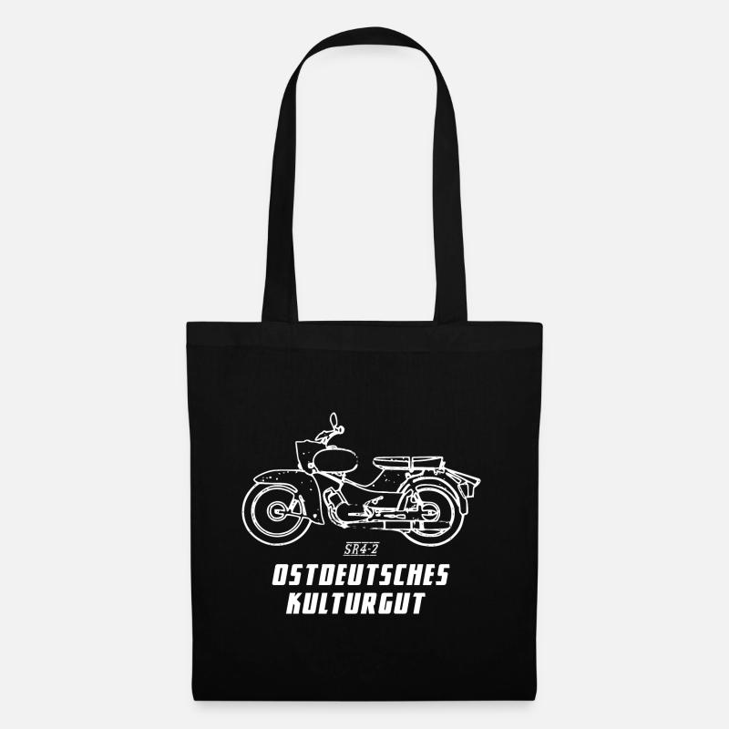 Simson Star SR4-2 - DDR Ostalgie Kultmoped - Stoffbeutel - Schwarz