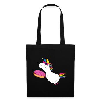 Unicorn Carnival Fool's Cap Carnival Donut - Sac en tissu - noir - Devant