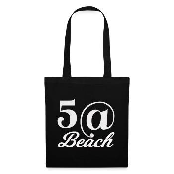 5A beach - Sac en tissu - noir - Devant