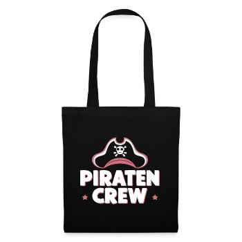 Pirate Carnaval Carnaval Déguisement - Sac en tissu - noir - Devant