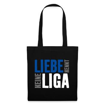 LIEBE KENNT KEINE LIGA - Stoffbeutel - Schwarz - Vorne