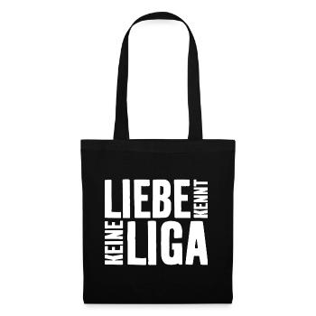 LIEBE KENNT KEINE LIGA - Stoffbeutel - Schwarz - Vorne