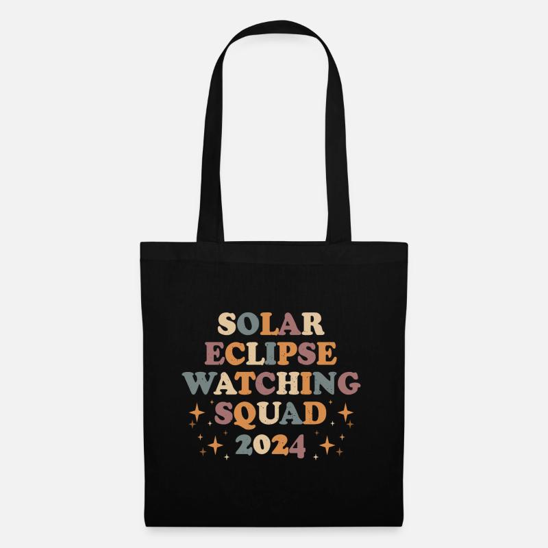 Solar Eclipse 2024 - Tote Bag - black