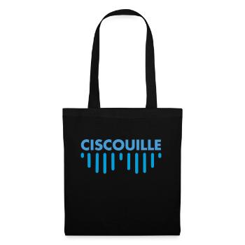 Ciscouille Remix Blague pour Informaticien - Sac en tissu - noir - Devant