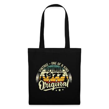 Septembre 1977 Anniversaire 1977 Septembre 1977 - Sac en tissu - noir - Devant