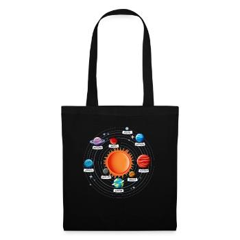 Solar System Planets Astronomy Gift - Tote Bag - black - Front