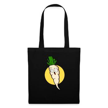 Betterave surprise - Sac en tissu - noir - Devant