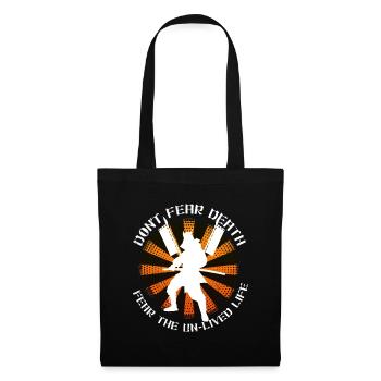 samouraï - Sac en tissu - noir - Devant