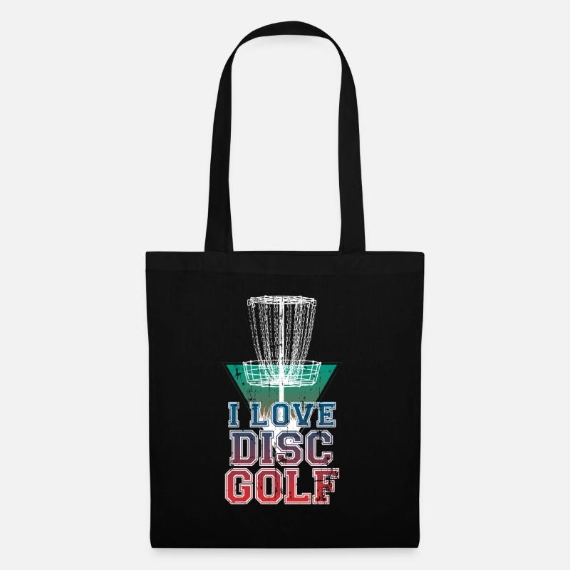 Disc Golf - Tote Bag - black