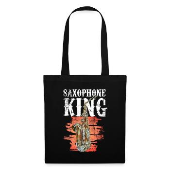 saxophone - Tote Bag - black - Front