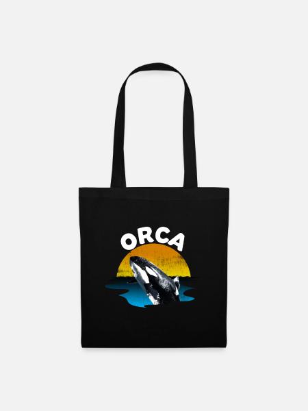 Orca - Stoffbeutel - Schwarz