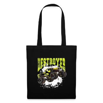 Monstertruck - Stoffbeutel - Schwarz - Vorne