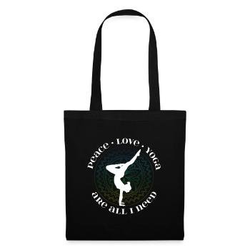 Yoga Hobby Sport Gift - Tote Bag - black - Front