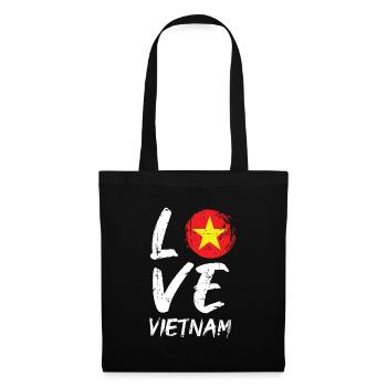 Vietnam - Stoffbeutel - Schwarz - Vorne