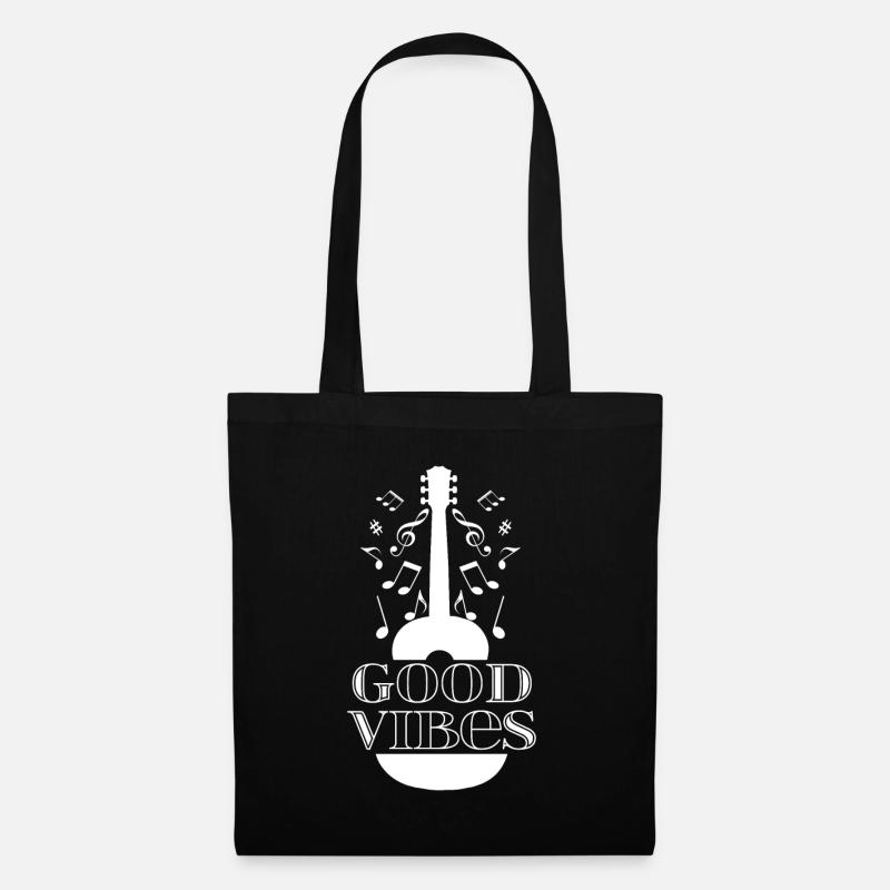 guitare - Sac en tissu - noir