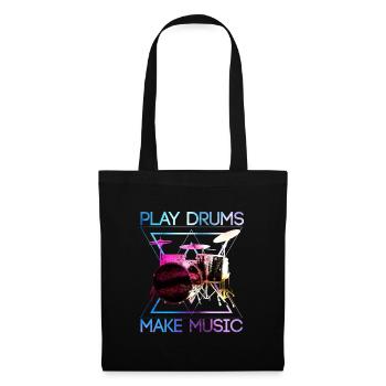 Batteur Batterie Batteur Batterie Batteur - Sac en tissu - noir - Devant