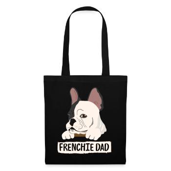 Bouledogue Français Frenchie Dad Dane Great Gift - Sac en tissu - noir - Devant