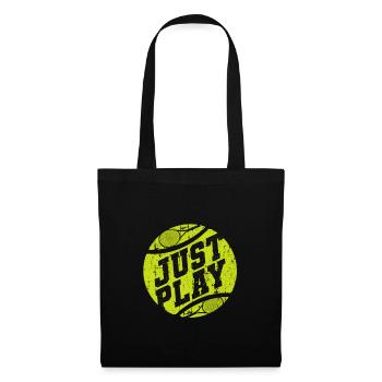 Balle de tennis Sport Hobby - Sac en tissu - noir - Devant