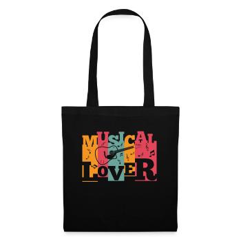 Musical Lover - Tote Bag - black - Front